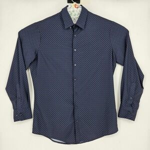 Mizzen Main Leeward Shirt Mens Medium Trim Fit‎ Long Sleeve Casual Preppy
